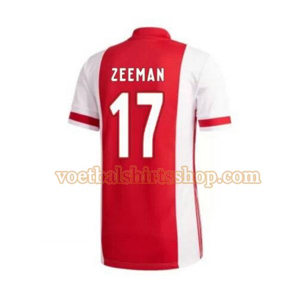ajax voetbalshirt zeeman 17 thuis 2020-2021 mannen