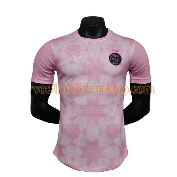 algerije voetbalshirt special edition 2023 mannen player roze