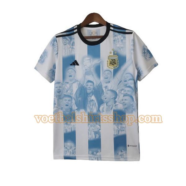 argentinië shirt champion 2022 2023 mannen blauw wit