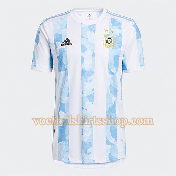 argentinië voetbalshirt thuis 2021 2022 mannen thailand blauw wit