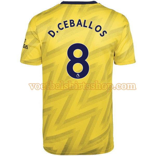 arsenal voetbalshirt d.ceballos 8 uit 2019-2020 mannen