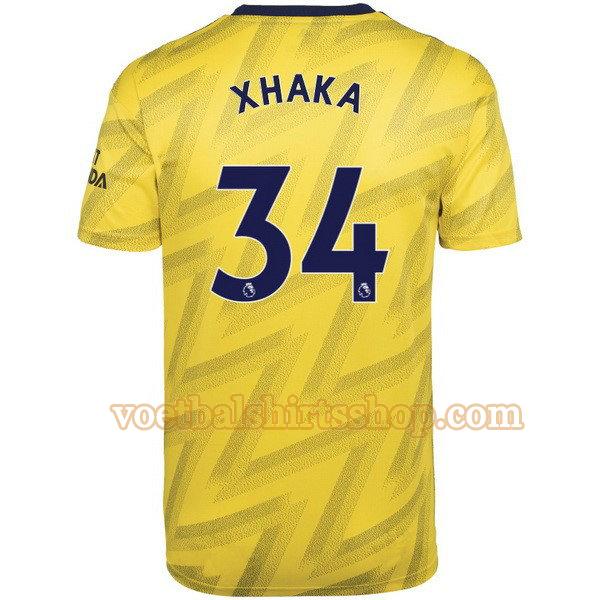 arsenal voetbalshirt xhaka 34 uit 2019-2020 mannen