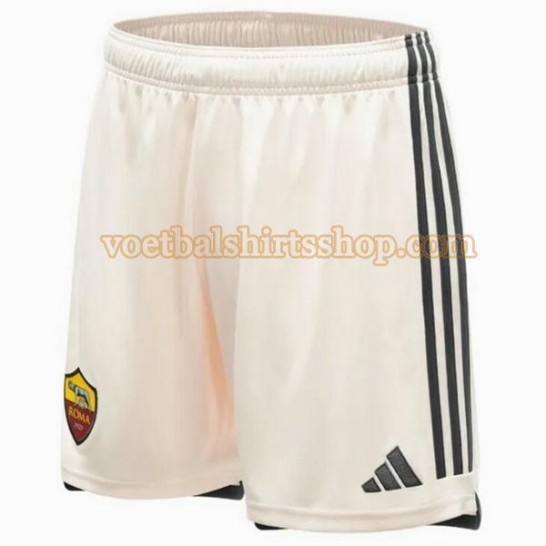 as roma shorts uit 2023 2024 mannen wit