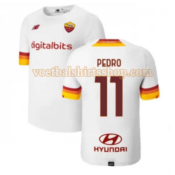 as roma voetbalshirt pedro 11 uit 2021 2022 mannen wit