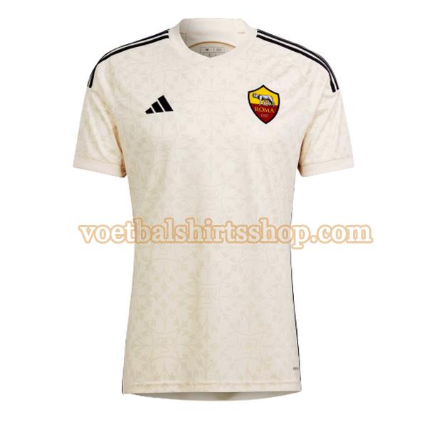 as roma voetbalshirt uit 2023 2024 mannen wit