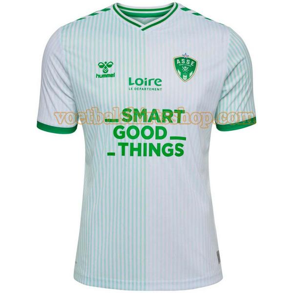 as saint etienne voetbalshirt uit 2023 2024 mannen thailand wit groen