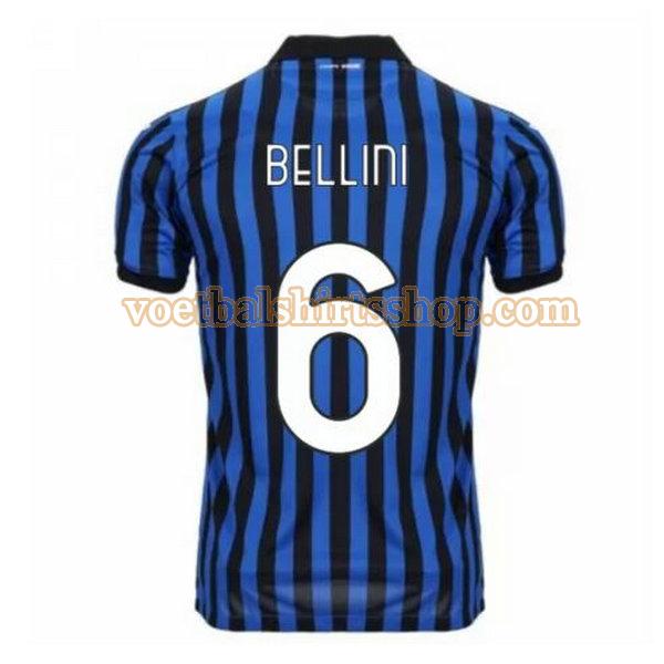 atalanta voetbalshirt bellini 6 thuis 2020-2021 mannen blauw