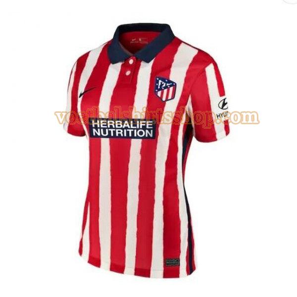 atletico madrid voetbalshirt thuis 2020-2021 dames