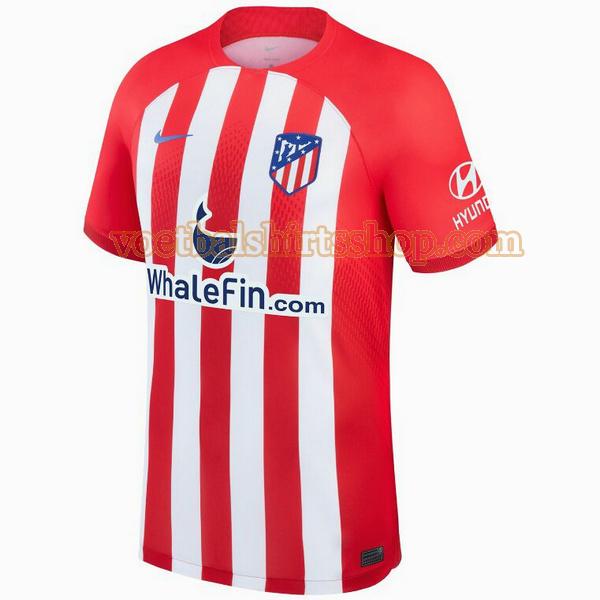 atletico madrid voetbalshirt thuis 2023 2024 mannen thailand rood wit