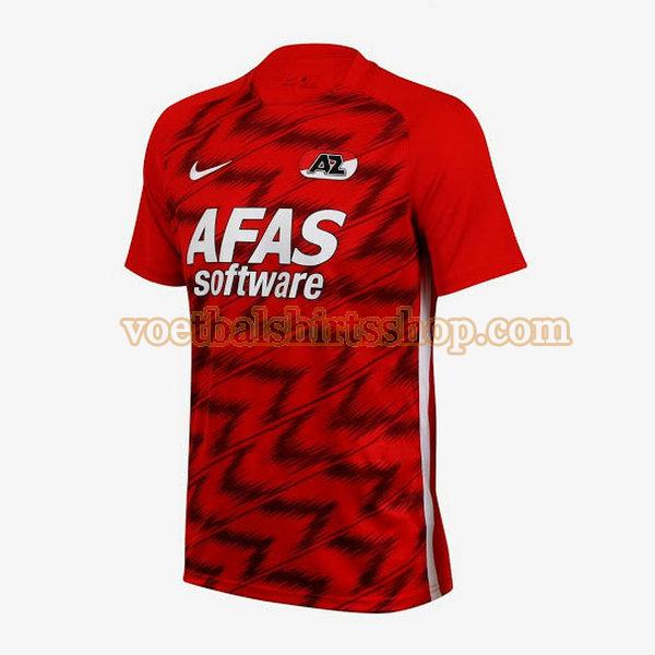 az alkmaar voetbalshirt thuis 2020-2021 mannen thailand rood