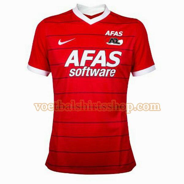 az alkmaar voetbalshirt thuis 2021 2022 mannen thailand rood