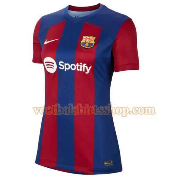 barcelona voetbalshirt thuis 2023 2024 dames blauw rood