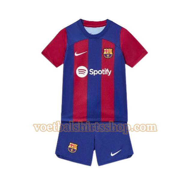 barcelona voetbalshirt thuis 2023 2024 kinderen blauw rood
