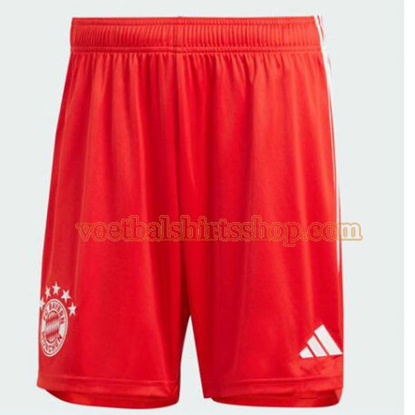 bayern münchen shorts thuis 2023 2024 mannen rood