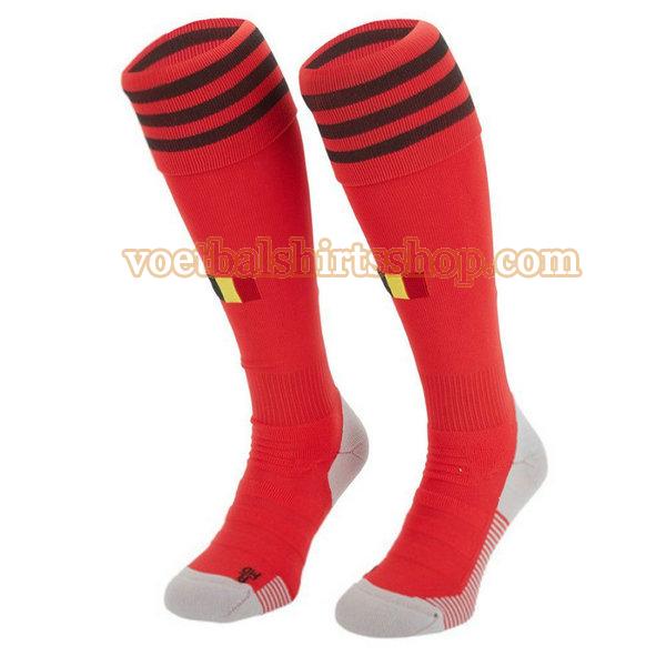 belgië sokken thuis 2021 mannen rood
