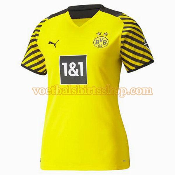 borussia dortmund voetbalshirt thuis 2021 2022 dames geel