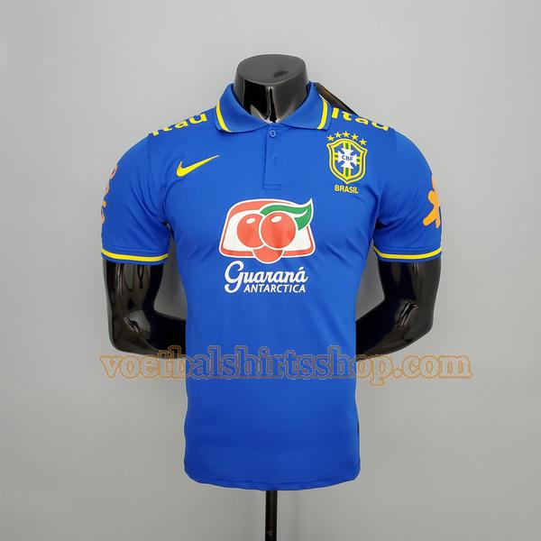 brazilië polo 2021 2022 mannen player blauw