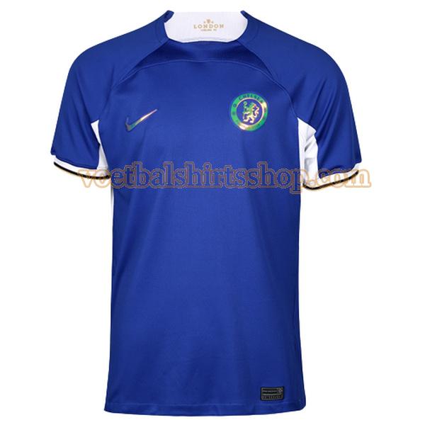 chelsea voetbalshirt thuis 2023 2024 mannen blauw
