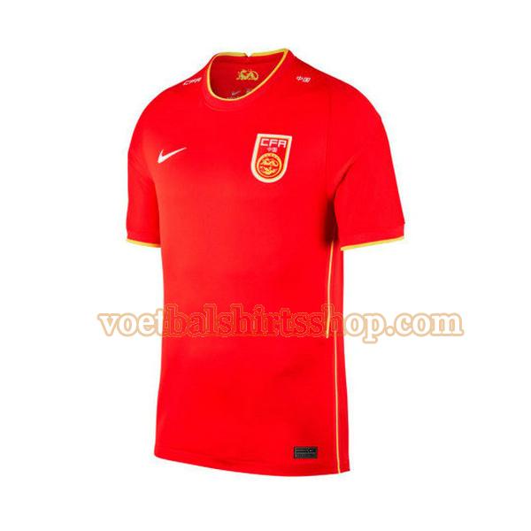 china voetbalshirt thuis 2021 mannen thailand rood