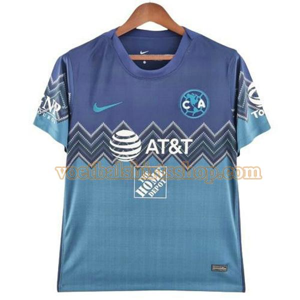 club america voetbalshirt 3e 2022 2023 mannen thailand blauw