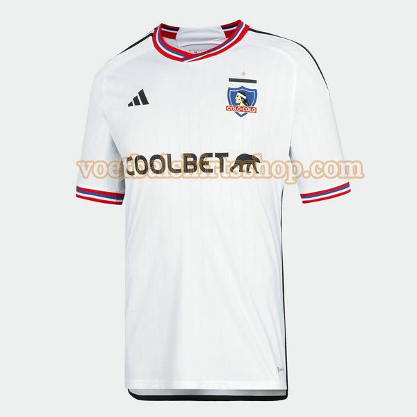 colo-colo shirt thuis 2023 2024 mannen thailand wit
