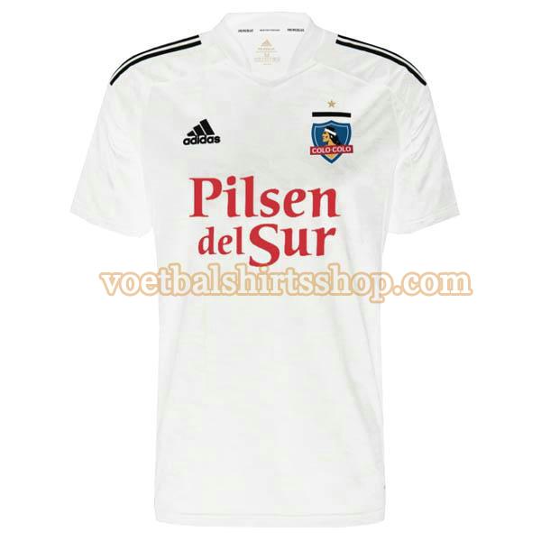 colo-colo voetbalshirt thuis 2021 22 mannen thailand wit