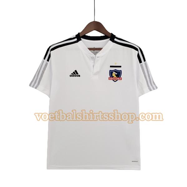 colo-colo voetbalshirt training 2021 2022 mannen wit