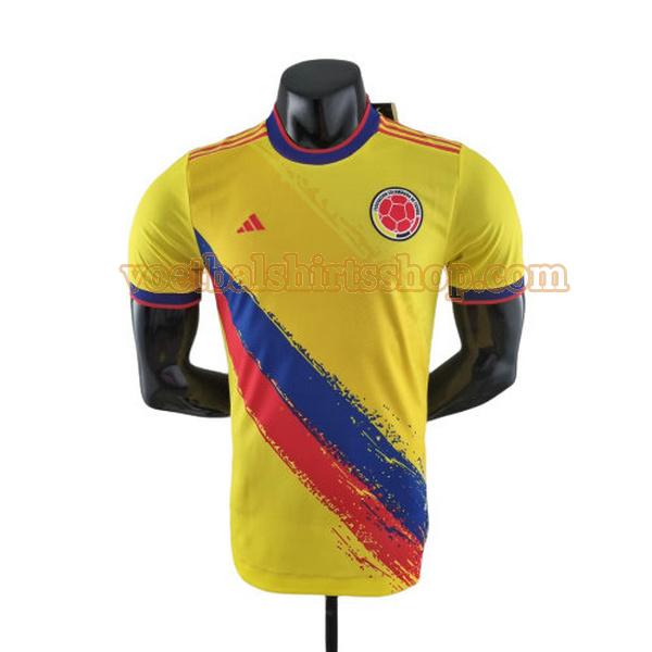 colombia shirt special edition 2022 mannen player geel