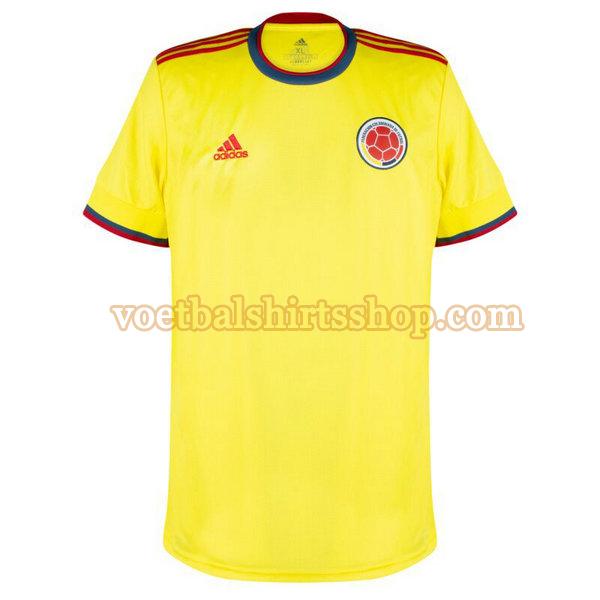 colombia voetbalshirt thuis 2021 2022 mannen geel