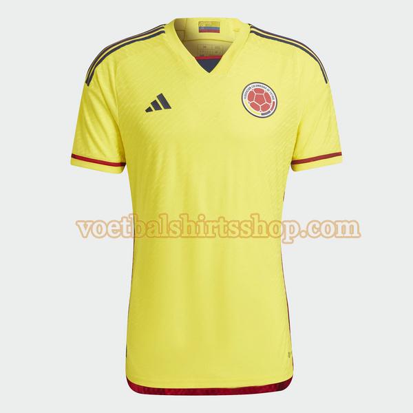 colombia voetbalshirt thuis 2022 2023 mannen geel