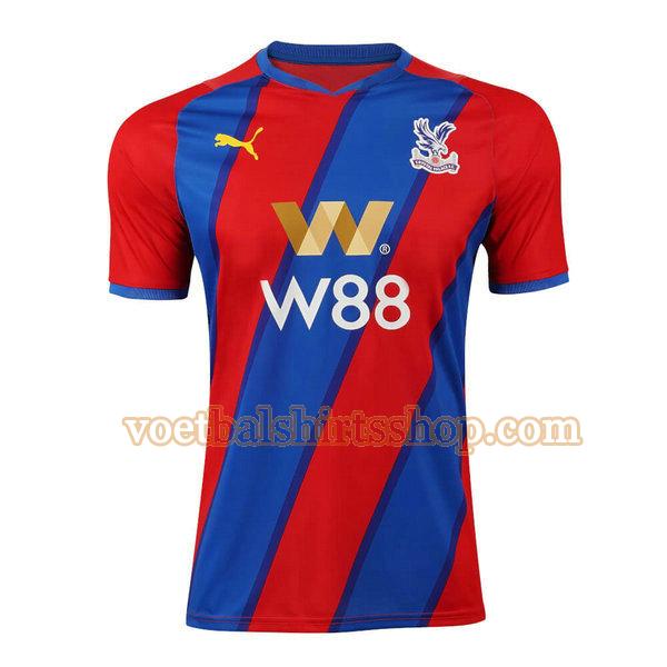 crystal palace voetbalshirt thuis 2021 2022 mannen thailand blauw rood