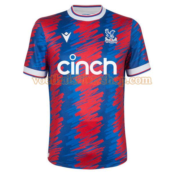 crystal palace voetbalshirt thuis 2022 2023 mannen thailand blauw rood
