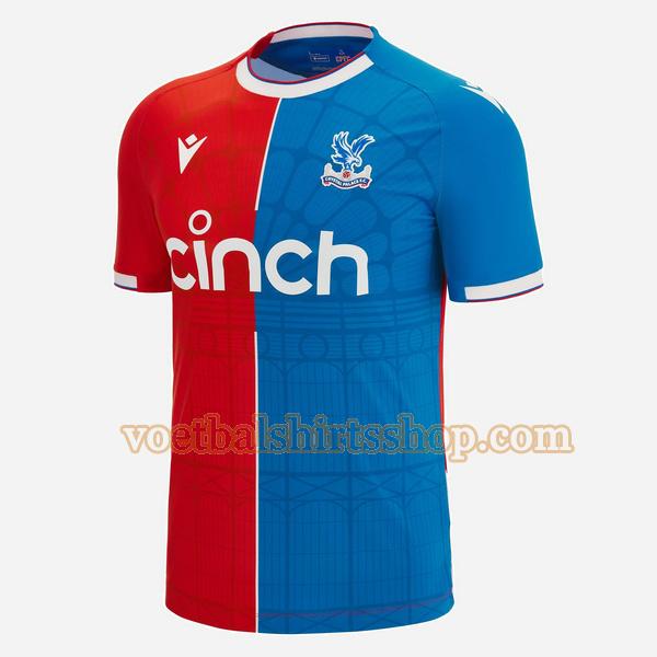 crystal palace voetbalshirt thuis 2023 2024 mannen thailand rood blauw