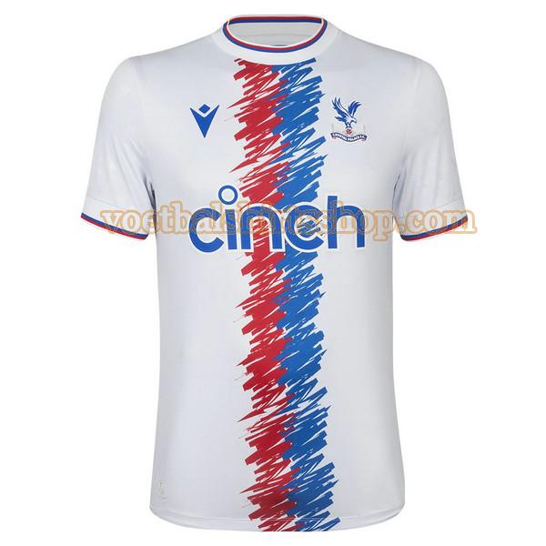 crystal palace voetbalshirt uit 2022 2023 mannen thailand wit