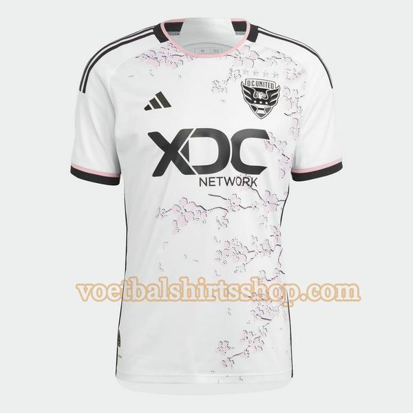dc united shirt uit 2023 2024 mannen thailand wit