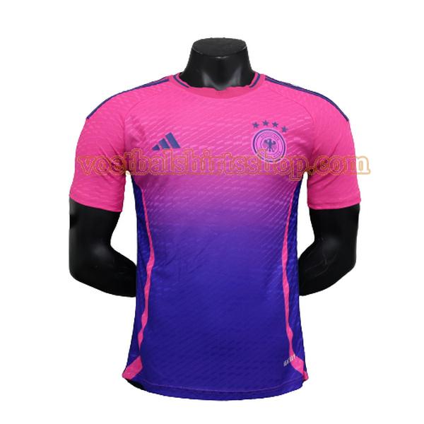 duitsland voetbalshirt special edition 2023 mannen player roze blauw