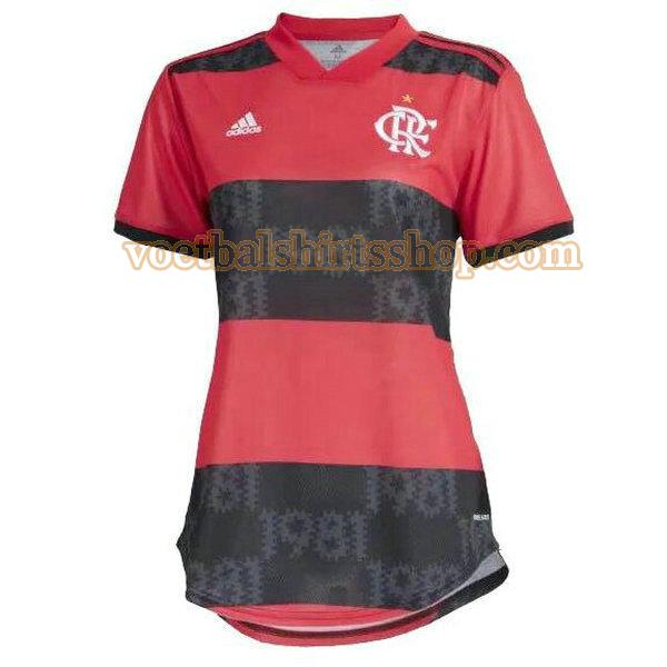 flamengo voetbalshirt thuis 2021 2022 dames rood