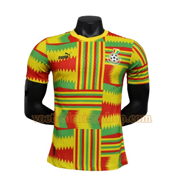 ghana voetbalshirt thuis 2023 mannen player geel