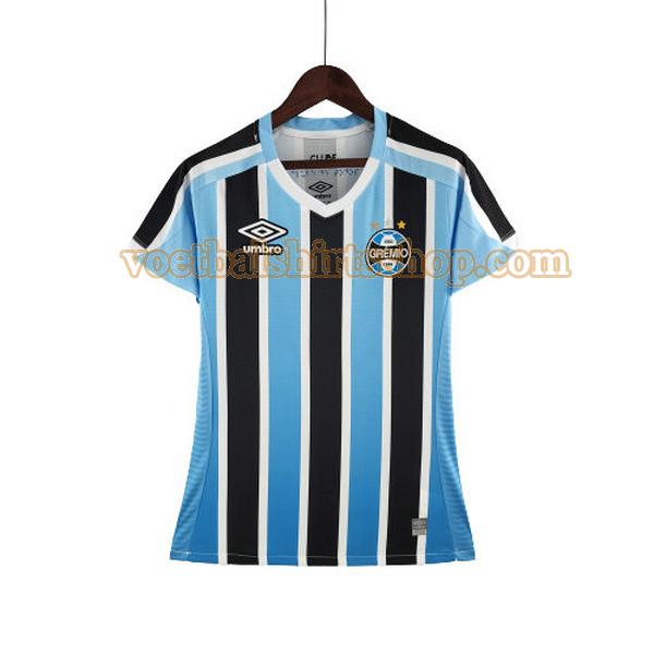 gremio voetbalshirt thuis 2022 2023 dames blauw zwart