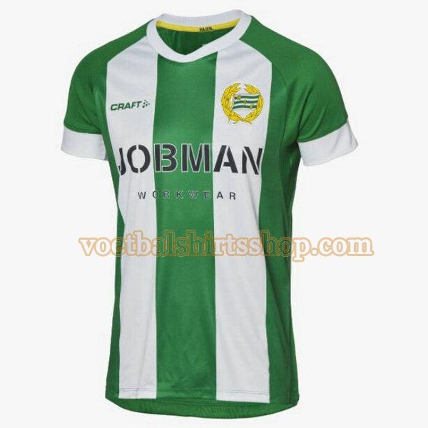 hammarby voetbalshirt thuis 2021 2022 mannen thailand groen wit