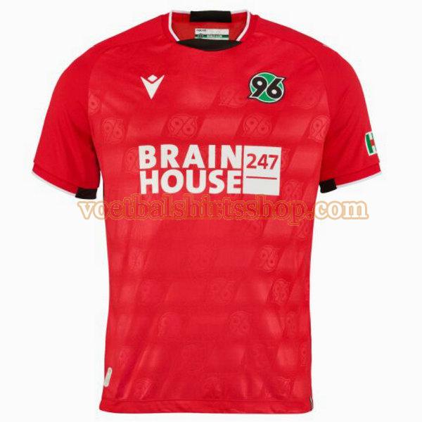 hannover 96 voetbalshirt thuis 2021 2022 mannen thailand rood