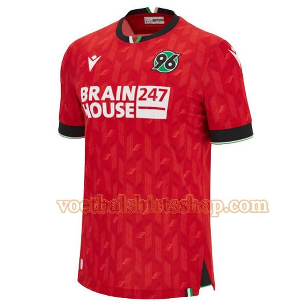 hannover 96 voetbalshirt thuis 2023 2024 mannen thailand rood