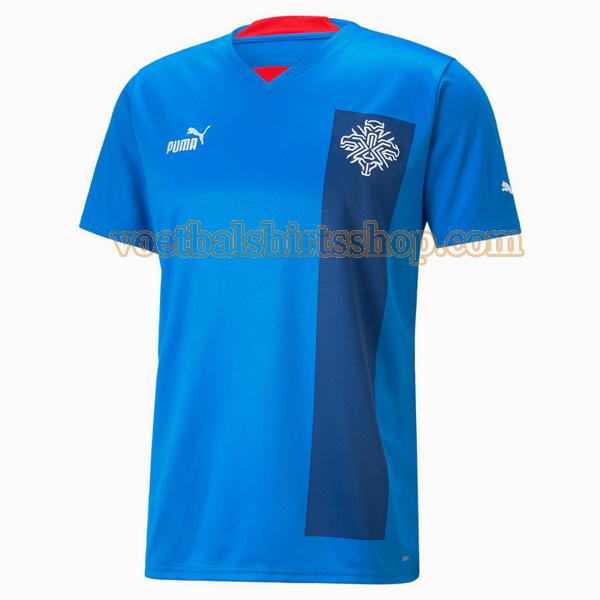 ierland voetbalshirt thuis 2022 mannen thailand blauw