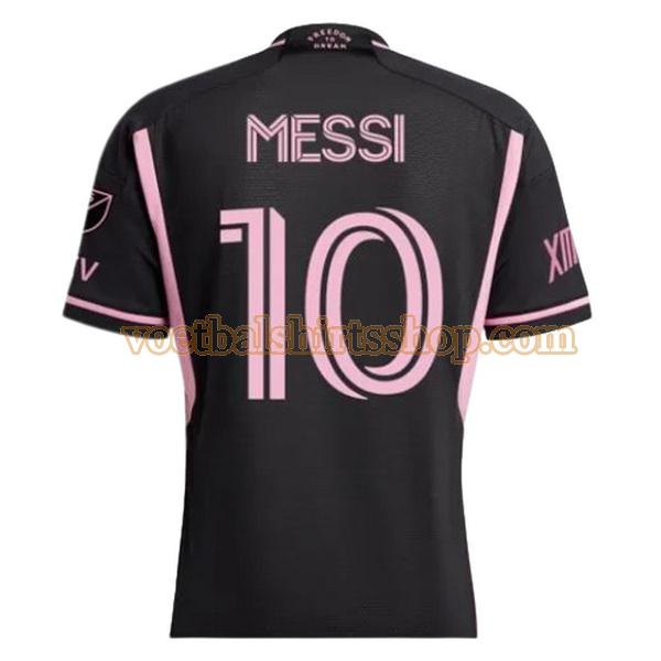 inter miami cf voetbalshirt messi 10 uit 2023 2024 mannen roze