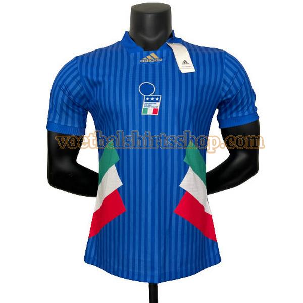 italië shirt special edition 2023 2024 mannen player blauw