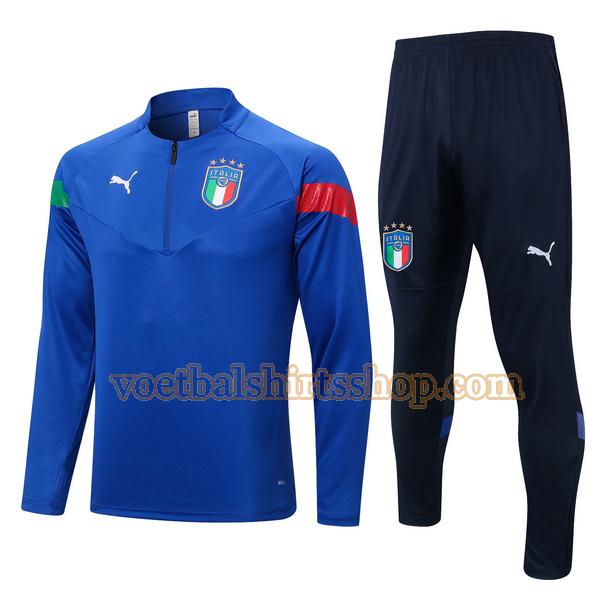 italië trainingspak 2022 2023 mannen set blauw