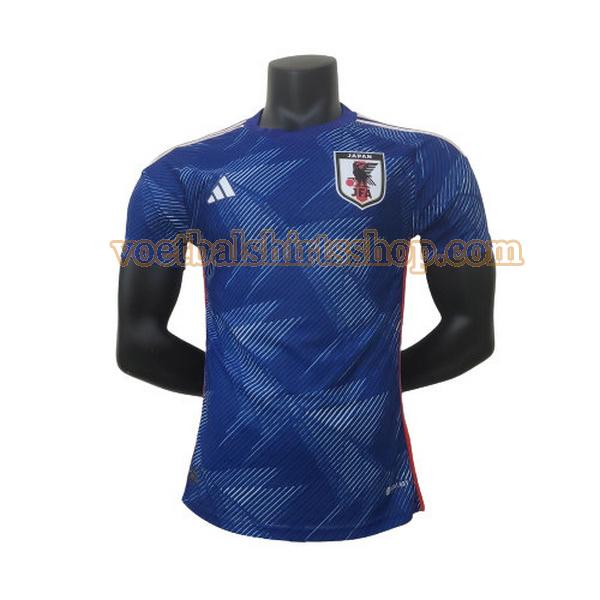 japan shirt thuis 2022 mannen player blauw