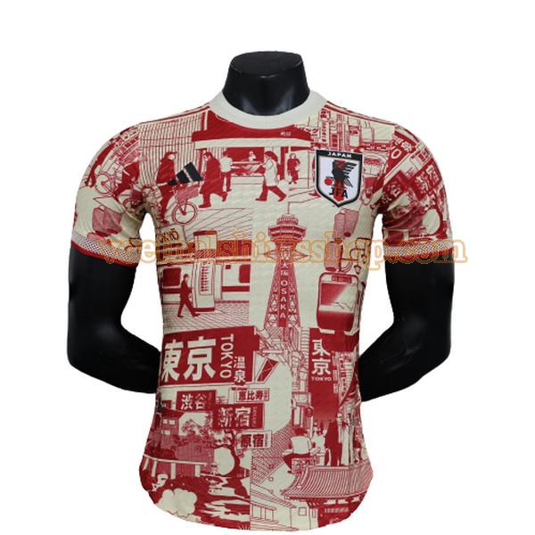 japan voetbalshirt special edition 2023 mannen player wit rood