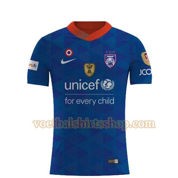 johor darul takzim voetbalshirt thuis 2021 2022 mannen thailand blauw