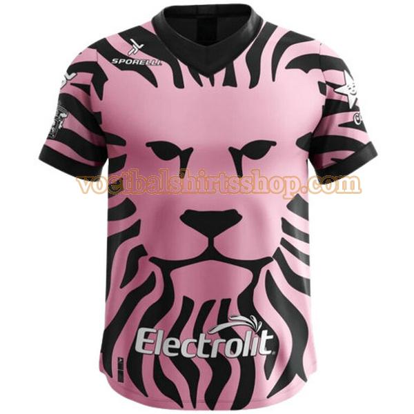 leones negros shirt 3e 2022 2023 mannen roze